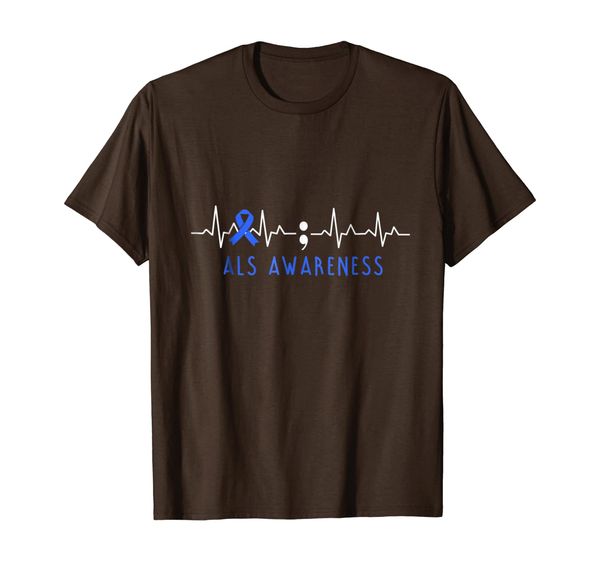 

Heart Beat ALS Awareness Ribbon Shirt, Mainly pictures
