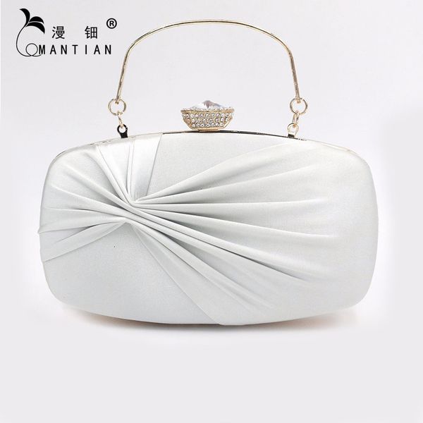 

evening bag hand held bowknot dinner , air inlaid diamond buckle lady's