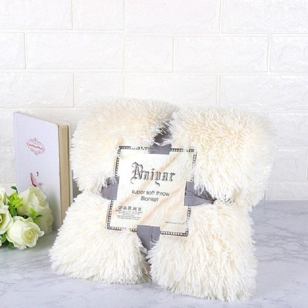 

blankets plush blanket soft fur faux with fluffy throw bed sofa bedspread long shaggy warm bedding sheet cozy