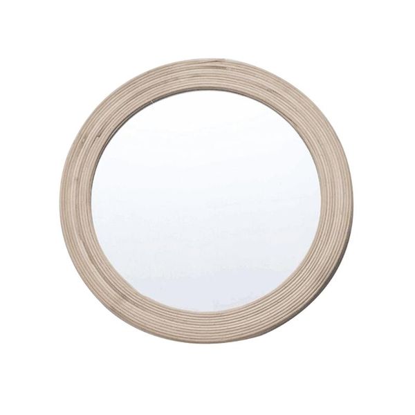 

mirrors g5ab rattan round wall hanging mirror bohemian macrame wooden beadscircle makeup tapestry home bedroom art decor