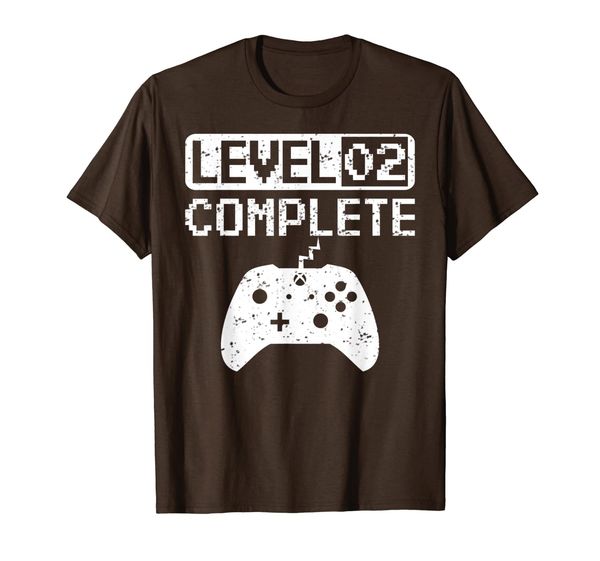 

Level 2 Complete Vintage Shirt Celebrate 2nd Wedding Gift T-Shirt, Mainly pictures