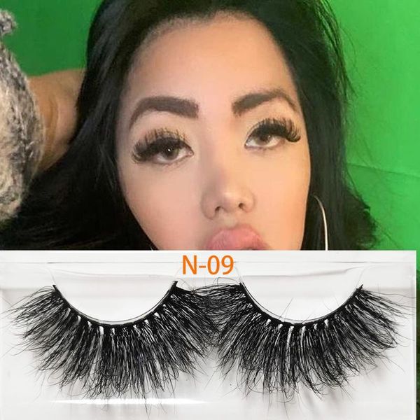

false eyelashes cruelty 25mm 5d mink lashes thick fluffy dramatic makeup soft
