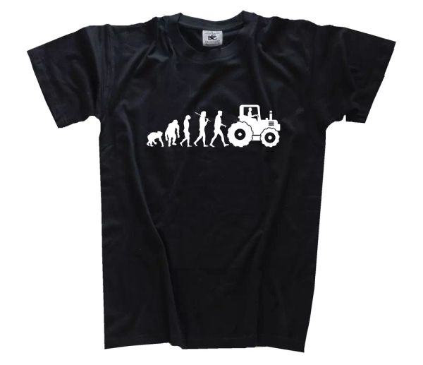 

edizione standard trattore trattorista costruttore lavoro campo evolution s-xxxl, White;black