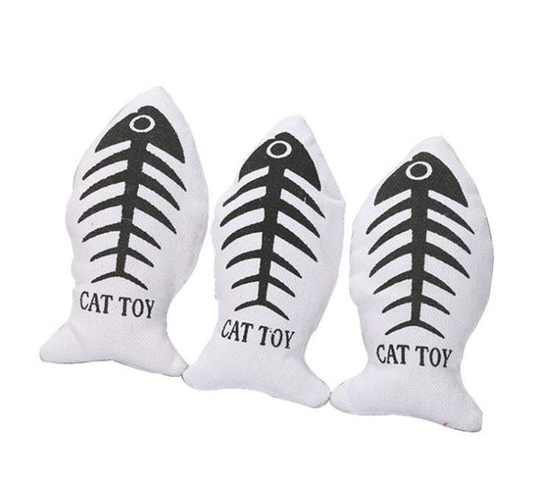 

cat toys pet toy fish canvas interactive gifts catnip fun sleeping pillow mint