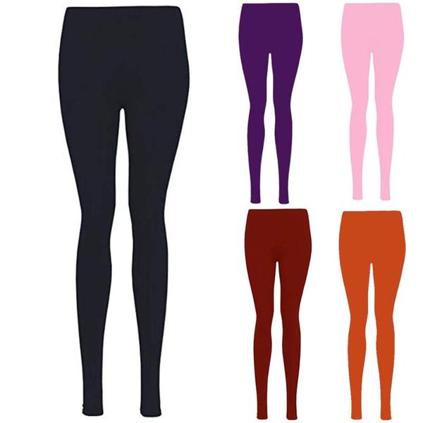 

yoga outfits sport leggings trouser women's style fashion quick-drying pure pants elastic solid color pant seamless, White;red