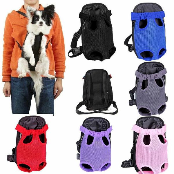 

dog car seat covers pet cats carrier backpack bags outdoor travel portable breathable mesh front
