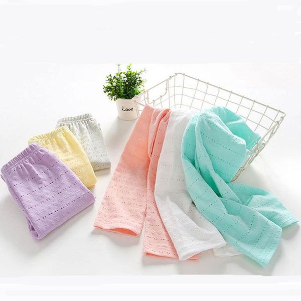 

summer leggings for girls baby hollow pants anti-mosquito children trousers candy color kids legins toddler clothing 6 8, Blue