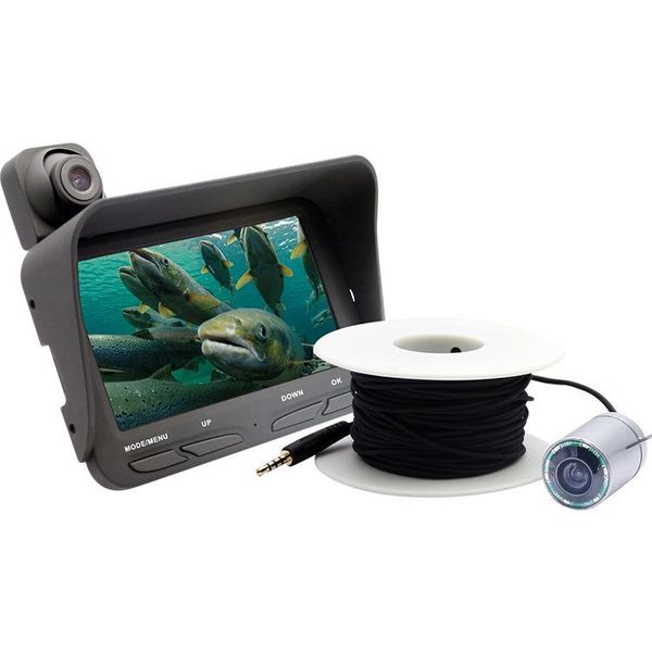

dual lens night vision high definition visual fish detector fishing device 20 meter long 40kgs tensile strength 140 degree digital cameras