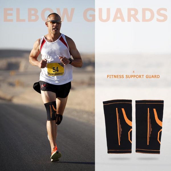 

pair breathable palm guards elbow support outdoor sports protective gears black orange ankle wrist brace warm knee pads &, Black;gray