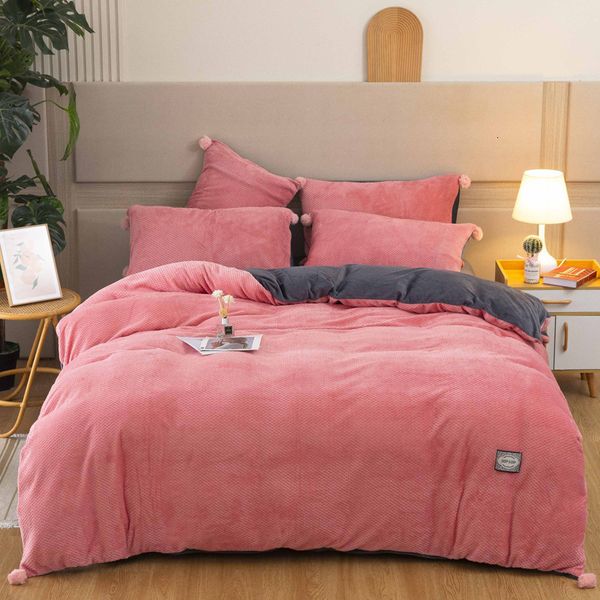 

baby milk beibei cashmere 2021 winter bedding four piece set