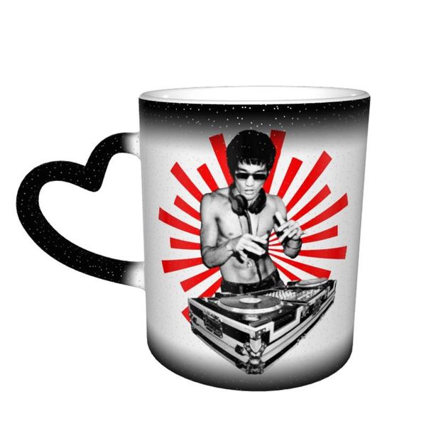 

mugs bruce lee mug creative retro porcelain drinking that changes color cups