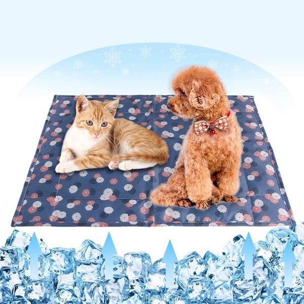 

pet ice silk mat summer material teddy cooling cat kennels & pens