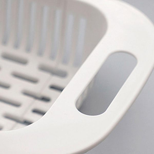 

hanging baskets 1x plastic pp drain basket retractable kitchen sink fruit dish storage rack holder organizer