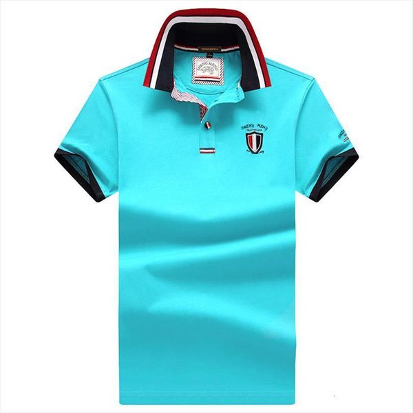 

good quality cotton white mens polo short sleeve solid color embroidery brand us t male summer for men shirt, White;black