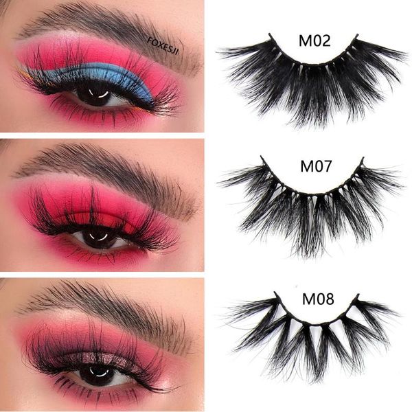 

2pairs magnet false eyelashes three pairs self-adhesive eyeliner set thick magnetic