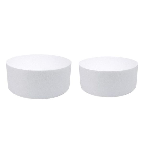 

other bakeware cake dummy round straight edge polystyrene smooth surface easy to cover with fondant or buttercream for creating