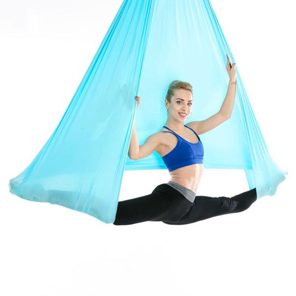 

resistance bands swing hammock silk yoga anti-gravity indoor pilates gym hanging belt rope for household sporting ornaments