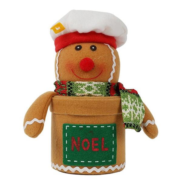 

gift wrap 1pc christmas candy box storage gingerbread man shaped packaging boxes for party