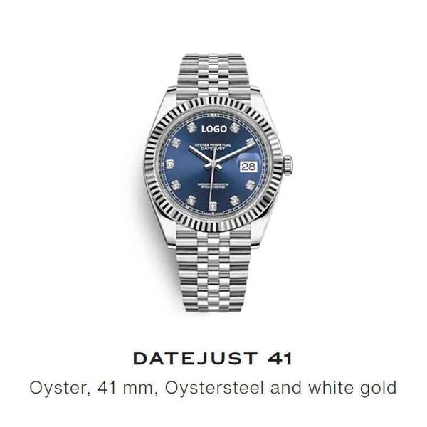 

wristwatches dayjust luxury watches business classic diamond 41mm automatic man mechanical stainless steel, Slivery;brown
