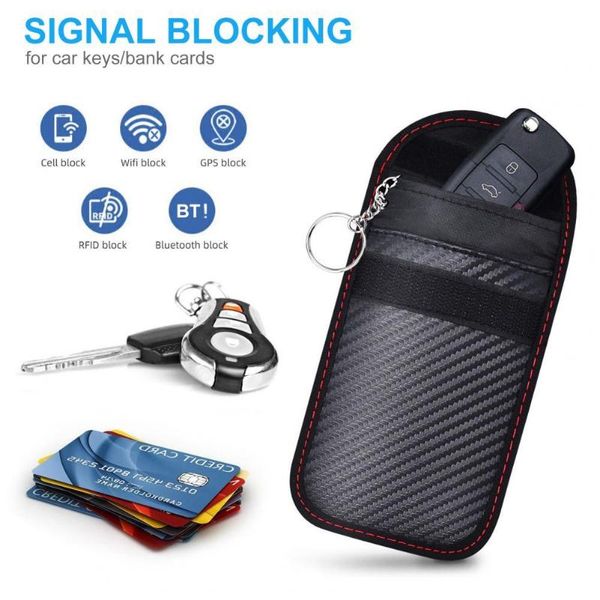 

storage bags durable anti-theft car key bag pouch premium shielding eco-friendly for daily life