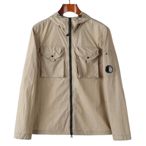 

2022 cptoneycplassicaly konng gonng spring and autumn spring and autumn mens hooded coat in 2021 jacket windbreaker, Black;brown