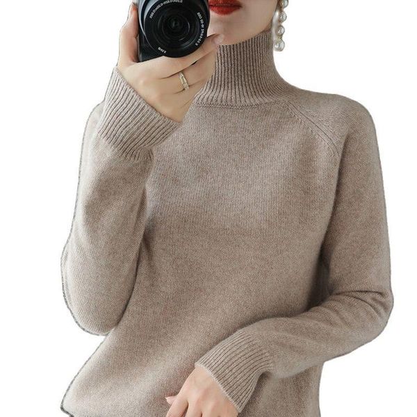 

women's sweaters beliarst turtleneck sweater women winter jumpers knit female long sleeve thick loose pullover 2021 de lana y mezclas, White;black