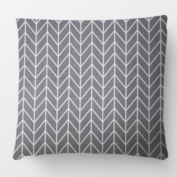 

pillow case black geometric decorative tropical plants pillowcases polyester throw striped pillowcase country style