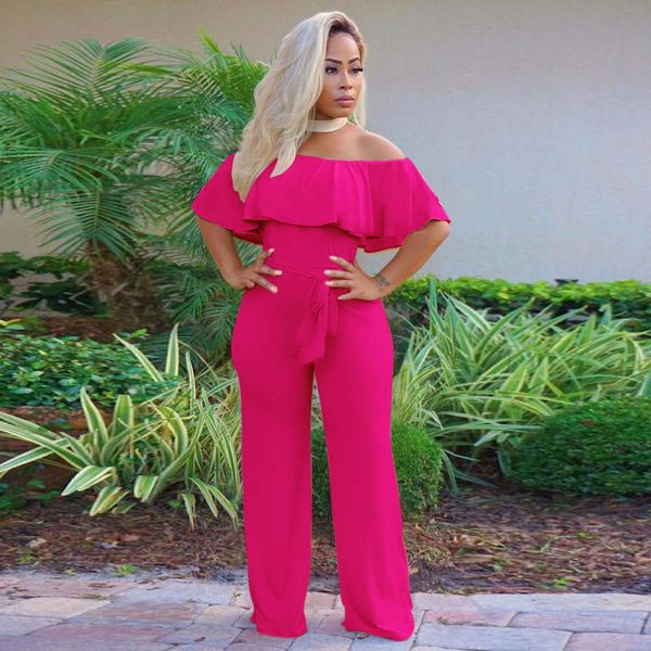 

2020 fashion loose women's casual strap jumpsuit, White