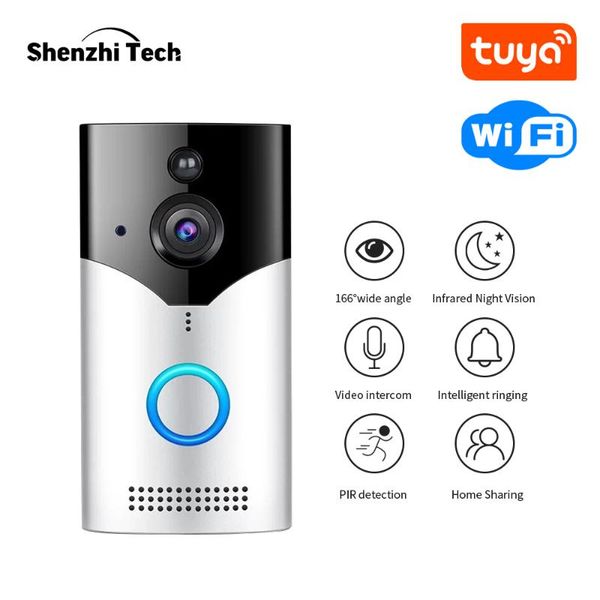 

tuya video doorbell1080p waterproof home security camera with 2-way audio motion detection doorbells