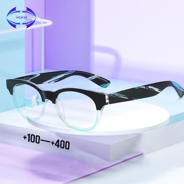 

sunglasses vcka reading glasses men women presbyopic eyeglasses fashion sight with diopters oculos +1 +1.5 +2 +2.5 +3 +3.5 +4.0, White;black