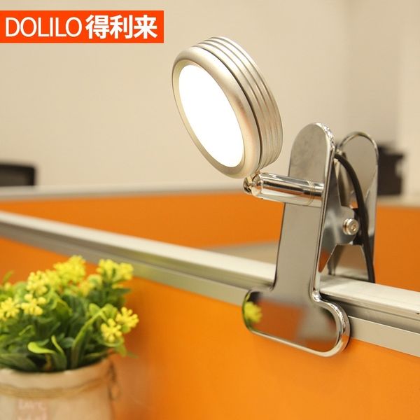 

delilai led students study desk reading eye protection dormitory bedside clip lamp