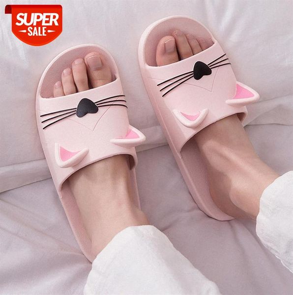 

girl heart slippers ins female cute home bath non-slip indoor bathroom male thick bottom sandals and #dn8e, Black