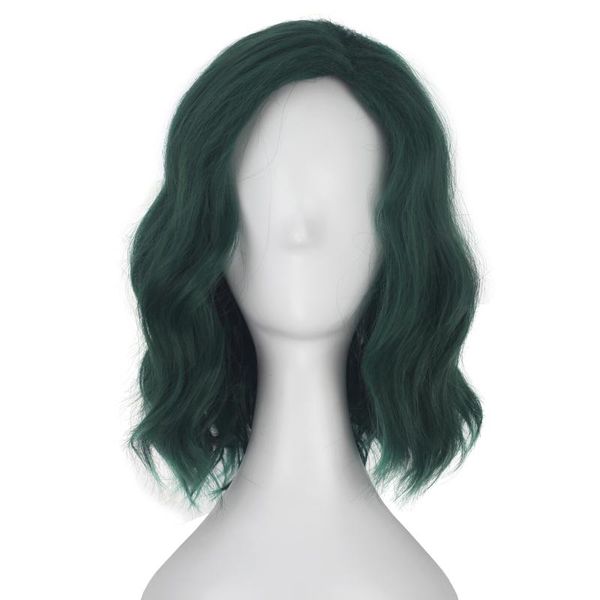 

other event & party supplies the gifted lorna dane polaris hairstyle cosplay wig for women short green curly wavy costume hair