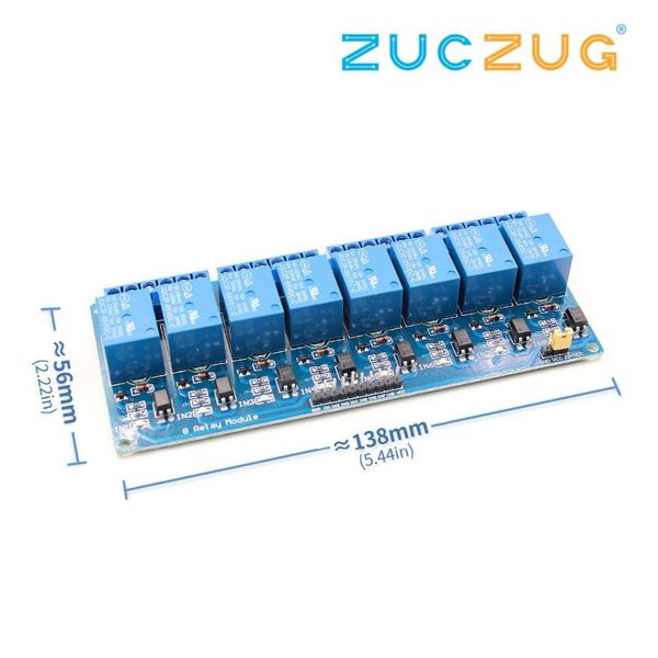 

integrated circuits youe shone 5v 8 channel relay module with optocoupler. output way