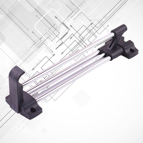 

hangers & racks stainless steel retractable wardrobe rail clothes hanger towel coat closet rod (luxury b type,silver,250mm)