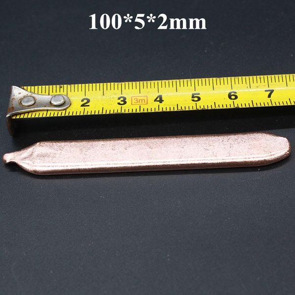 

fans & coolings 100*5*2mm [within thermal conductivity liquid] diy lapcpu flat copper cooler heat exchanger tube fins efficient pipe