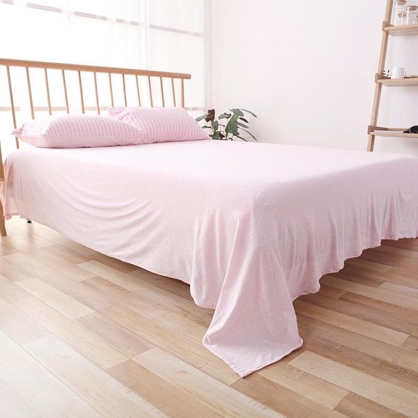 

sheets & sets 100% knitted cotton bedding sheet, soft and breathable sheet