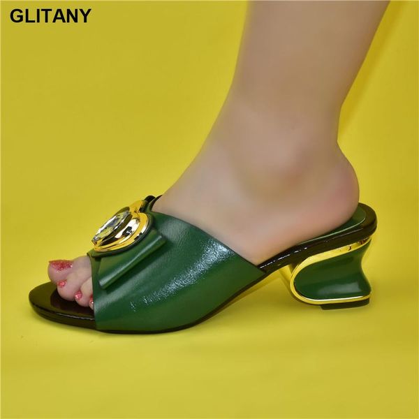 

dress shoes arrival african party decorated with rhinestone for wedding women slip on low heels pumps, Black