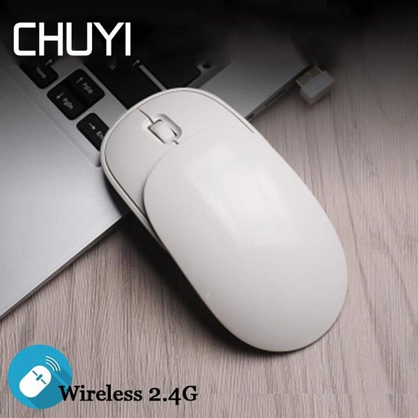 

wireless 2.4g slide mouse sem fio rechargeable ergonomic silent optical 1600dpi usb mice game portable mute mause for lappc