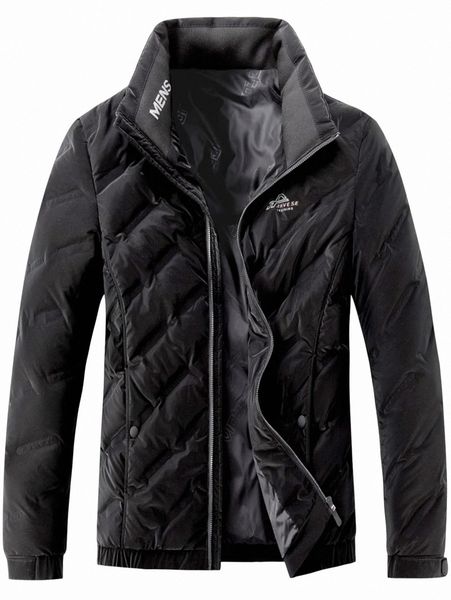 

men letter graphic down coat u09y#, Black;brown