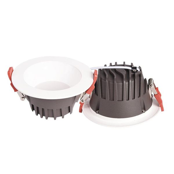 

downlights 10pcs led downlight 5w 7w 12w 15w 20w 30w 40w ceiling recessed lamp for home office counter el commercial decoration