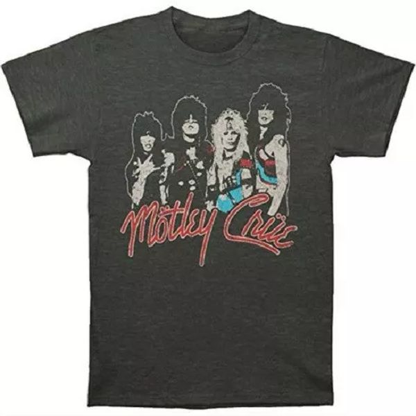 

motley crue final tour vintage t-shirt new 100% authentic, White;black