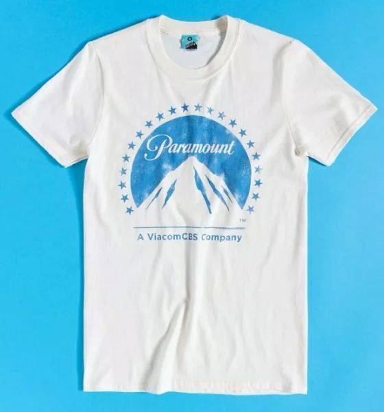 

official paramount logo ecru t-shirt, White;black