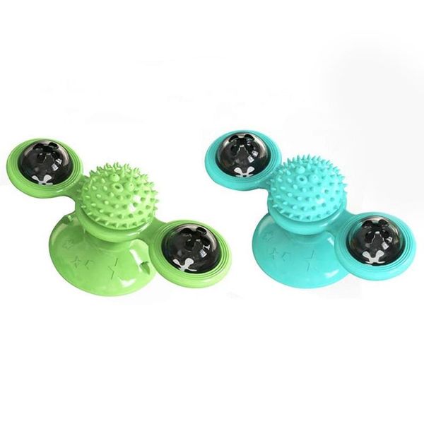 

cat toys windmill toy turntable teasing pet scratching tickle cats hair brush funny 2pack