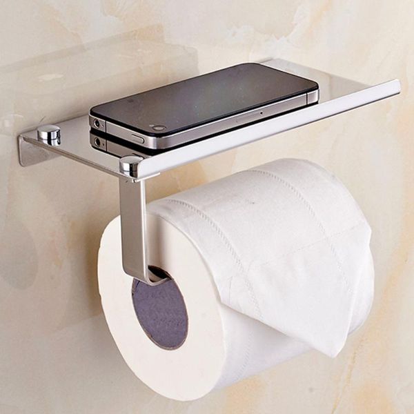 

toilet paper holders fashion durable waterproof holder for bathroom accessories stainless steel tissue roll shelf