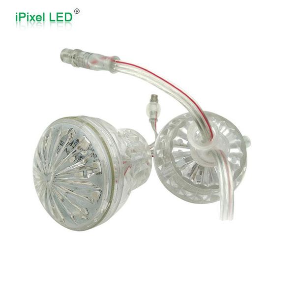 

waterproof outdoor 60mm round full color led pixel light modules
