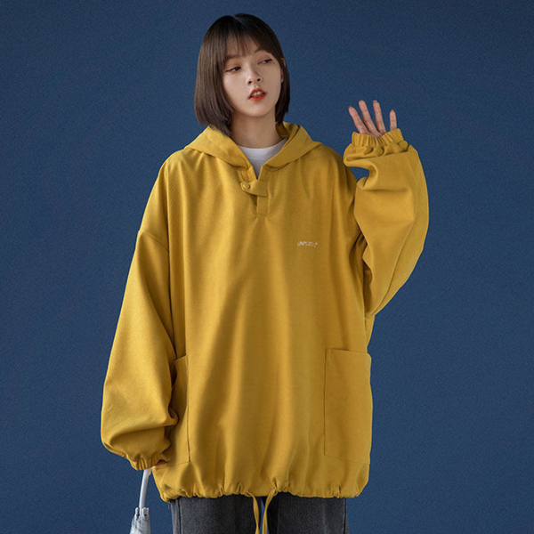 

oversized sweatshirt ladies spring and autumn harajuku style hoodie loose bf korean salt fried street jacket 2021 new pullover, Black