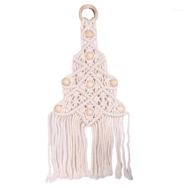

christmas decorations hand woven background wedding diy party home decor handicrafts wall hanging macrame tapestry cotton blend rope bedroom