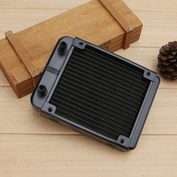 

fans & coolings full aluminum water cooling heat exchanging radiator 18 channels cpu-120 for 8-10 mm tubes pc system 1pc