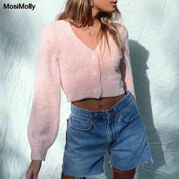 

women's sweaters mosimolly warm soft cardigan women winter cropped cute jumper pullovers knitted u8xv, White;black